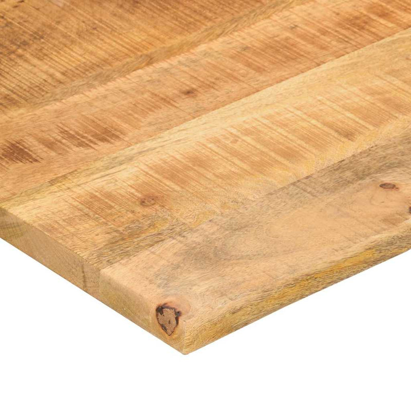 vidaXL tömör nyers mangófa íves asztallap 80 x 50 x 2,5 cm