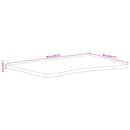 vidaXL tömör nyers mangófa íves asztallap 80 x 50 x 2,5 cm