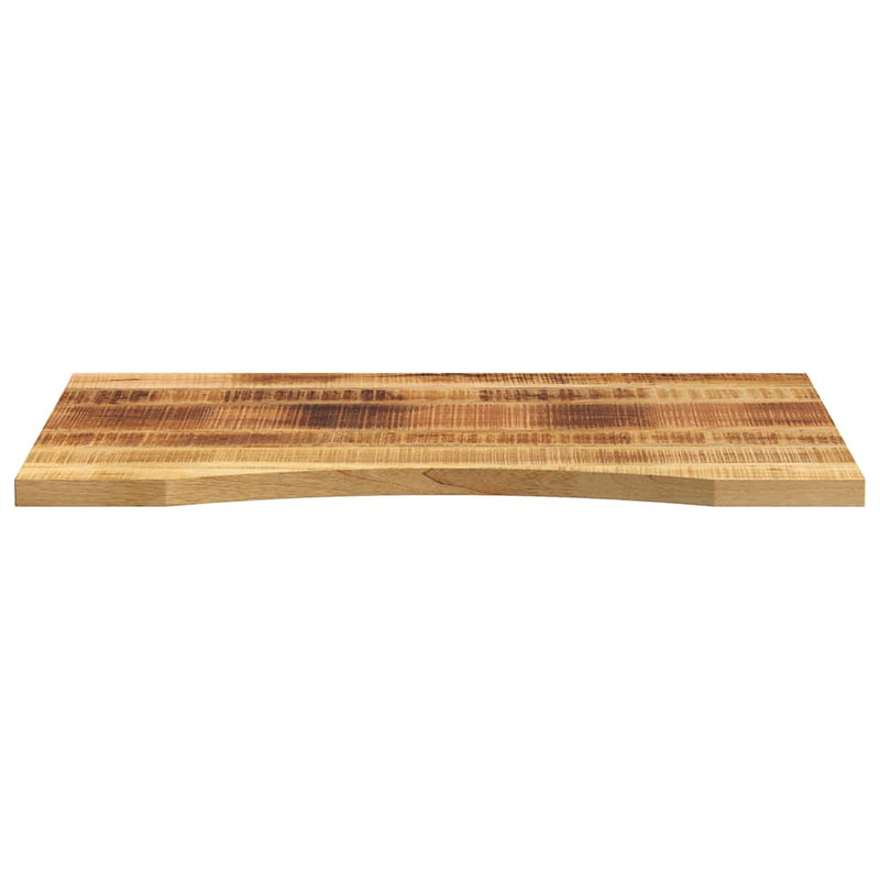 vidaXL tömör nyers mangófa íves asztallap 90 x 50 x 2,5 cm