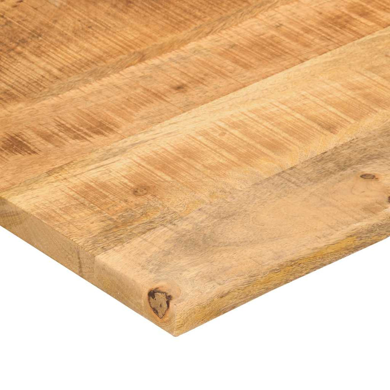 vidaXL tömör nyers mangófa íves asztallap 110 x 50 x 2,5 cm