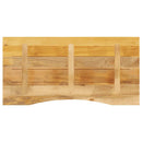 vidaXL tömör nyers mangófa íves asztallap 140 x 50 x 2,5 cm