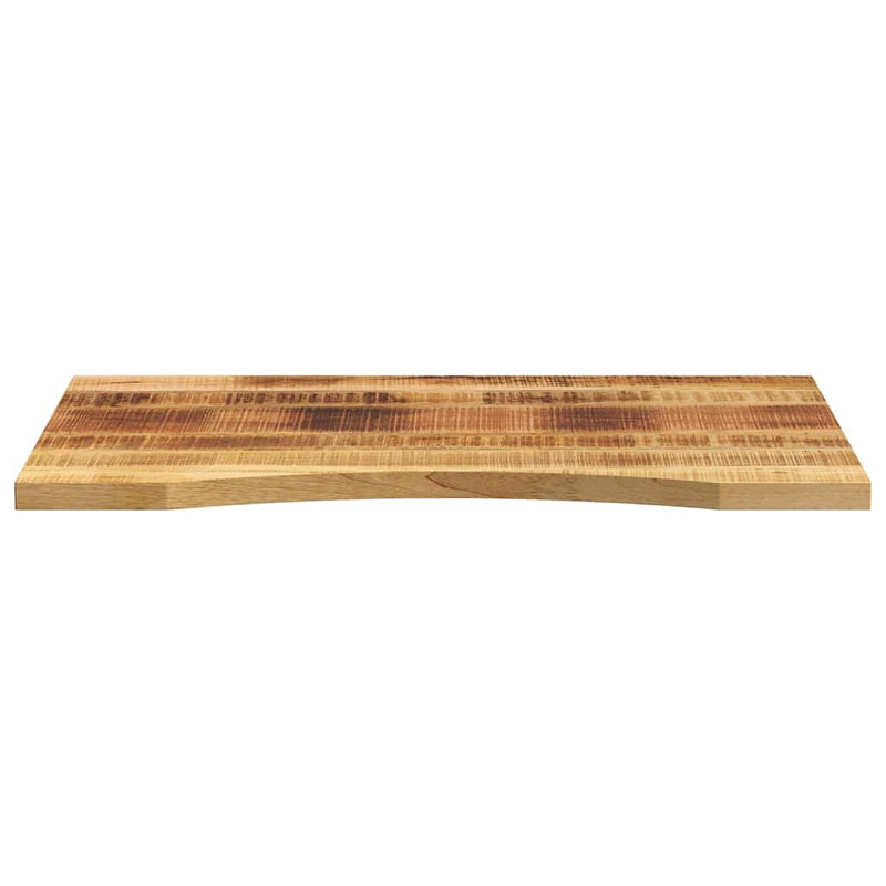 vidaXL tömör nyers mangófa íves asztallap 80 x 60 x 2,5 cm