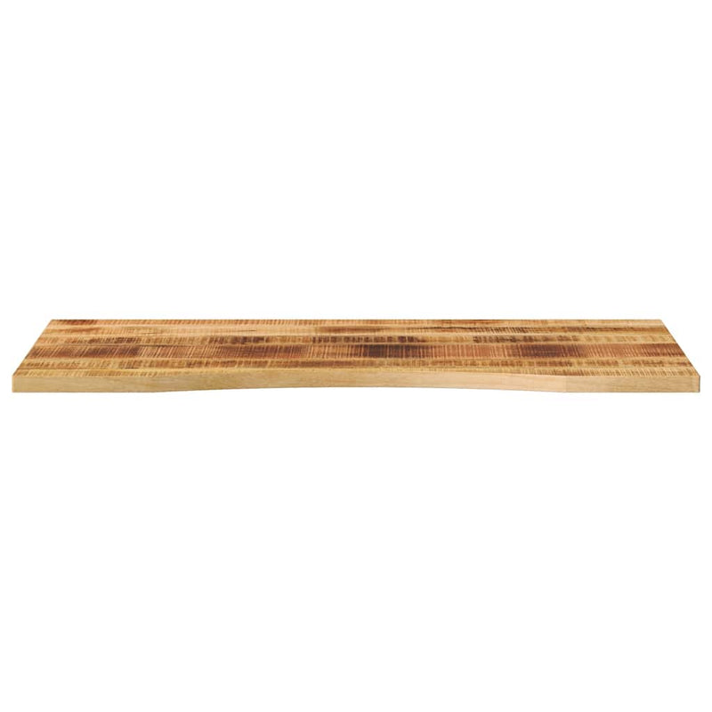 vidaXL tömör nyers mangófa íves asztallap 110 x 60 x 2,5 cm