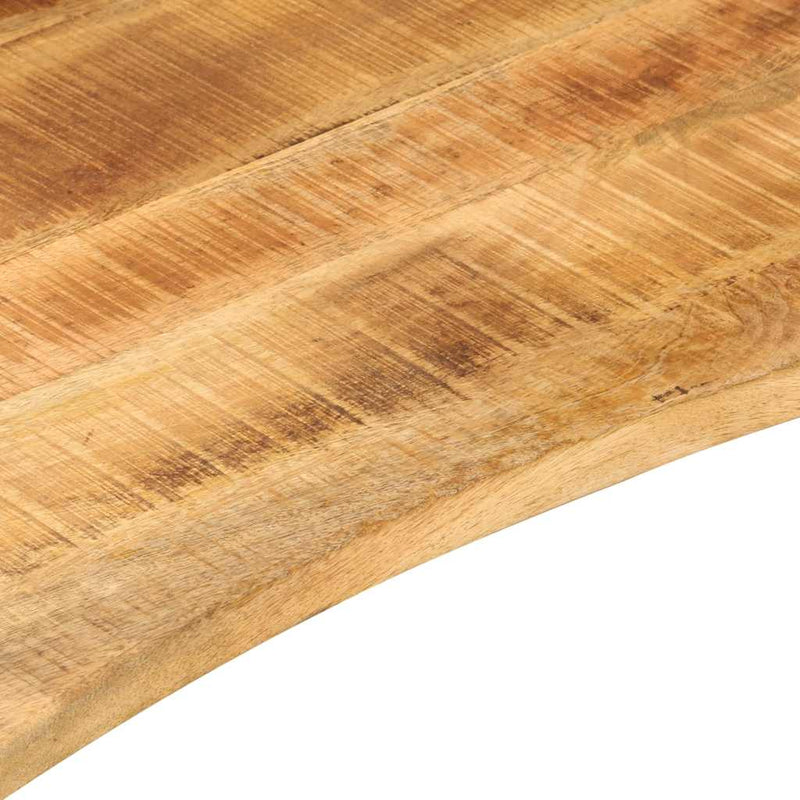 vidaXL tömör nyers mangófa íves asztallap 110 x 60 x 2,5 cm