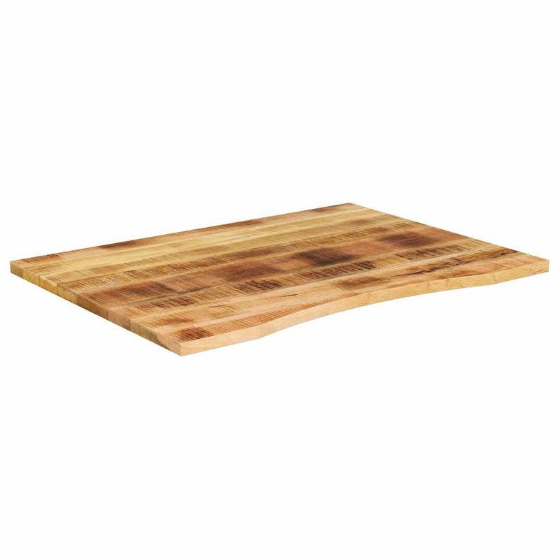 vidaXL tömör nyers mangófa íves asztallap 100 x 80 x 2,5 cm