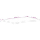 vidaXL tömör nyers mangófa íves asztallap 110 x 80 x 2,5 cm