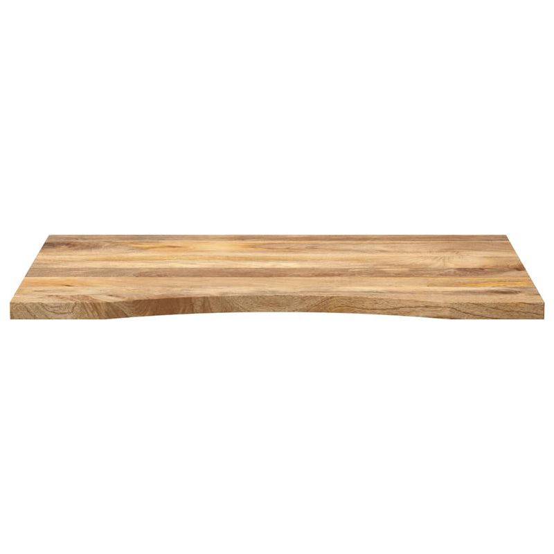 vidaXL tömör nyers mangófa íves asztallap 80 x 50 x 2,5 cm