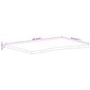 vidaXL tömör nyers mangófa íves asztallap 160 x 50 x 2,5 cm