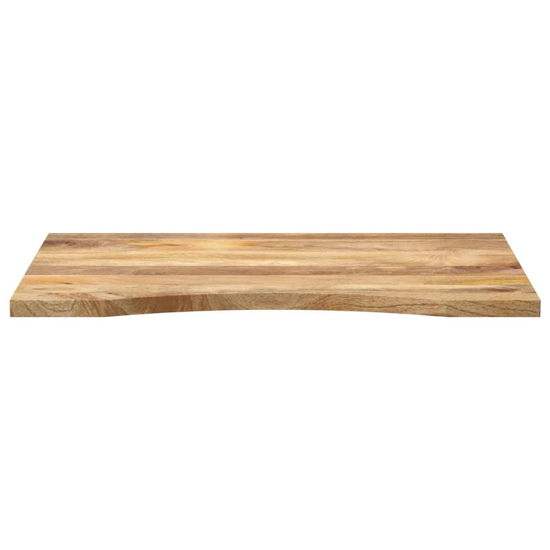 vidaXL tömör nyers mangófa íves asztallap 100 x 60 x 2,5 cm