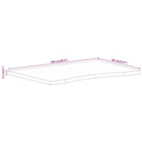 vidaXL tömör nyers mangófa íves asztallap 100 x 60 x 2,5 cm