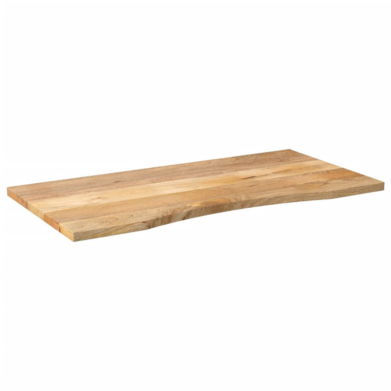 vidaXL tömör nyers mangófa íves asztallap 110 x 60 x 2,5 cm