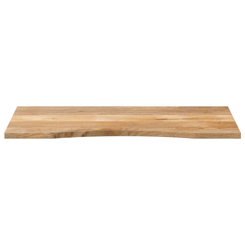 vidaXL tömör nyers mangófa íves asztallap 110 x 60 x 2,5 cm