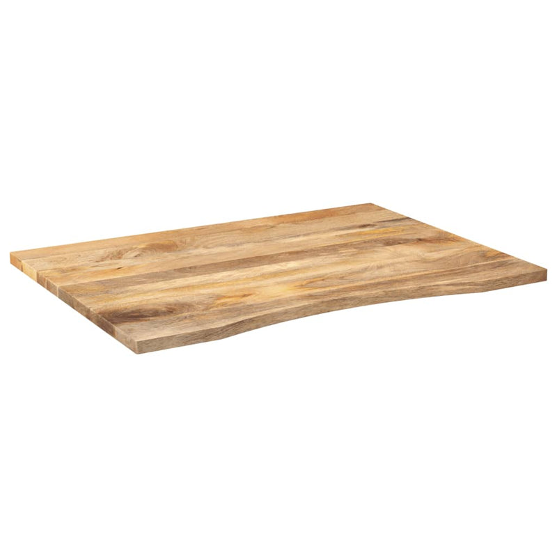 vidaXL tömör nyers mangófa íves asztallap 100 x 80 x 2,5 cm