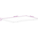 vidaXL tömör nyers mangófa íves asztallap 100 x 80 x 2,5 cm