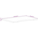vidaXL tömör nyers mangófa íves asztallap 110 x 80 x 2,5 cm