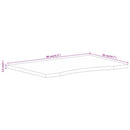 vidaXL tömör nyers mangófa íves asztallap 80 x 50 x 2,5 cm