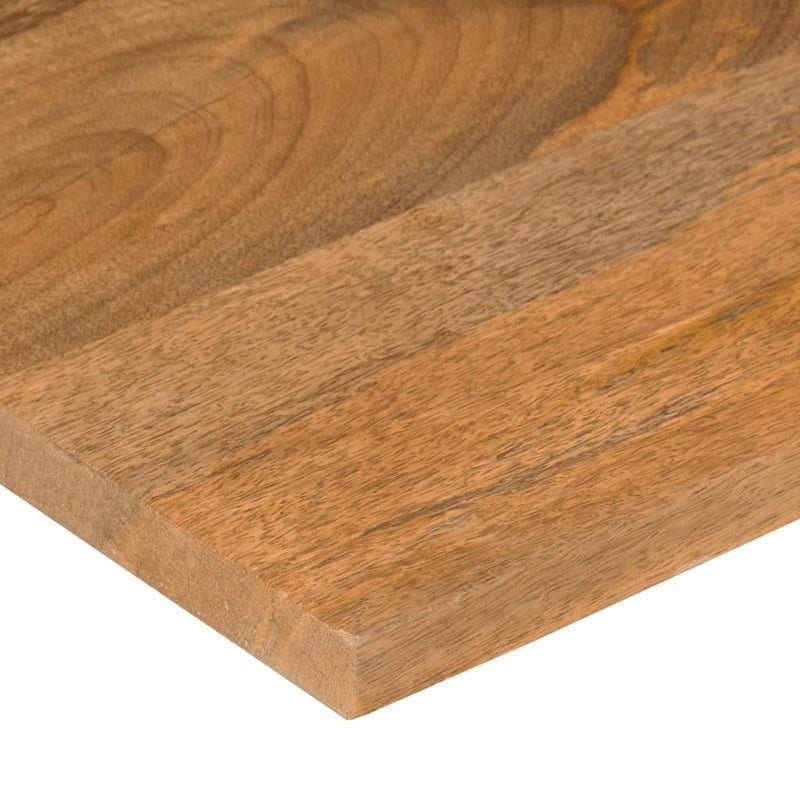 vidaXL tömör nyers mangófa íves asztallap 90 x 50 x 2,5 cm