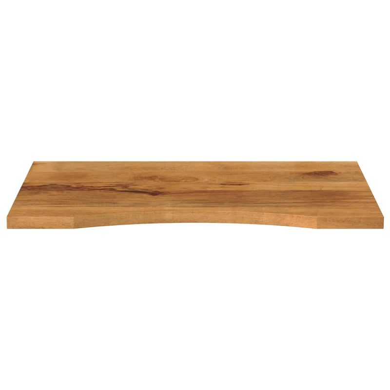 vidaXL tömör nyers mangófa íves asztallap 100 x 50 x 2,5 cm