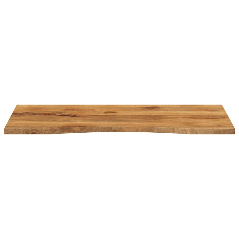 vidaXL tömör nyers mangófa íves asztallap 110 x 50 x 2,5 cm