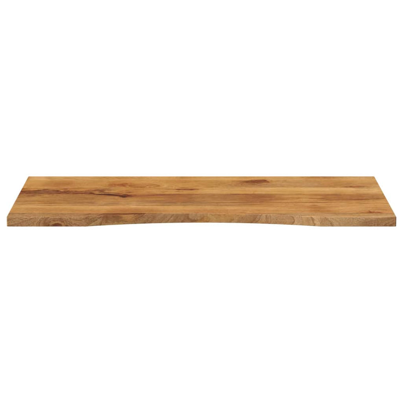 vidaXL tömör nyers mangófa íves asztallap 120 x 50 x 2,5 cm
