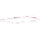 vidaXL tömör nyers mangófa íves asztallap 80 x 60 x 2,5 cm