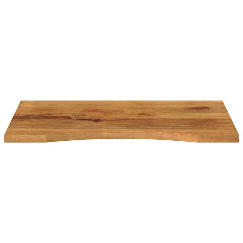 vidaXL tömör nyers mangófa íves asztallap 90 x 60 x 2,5 cm