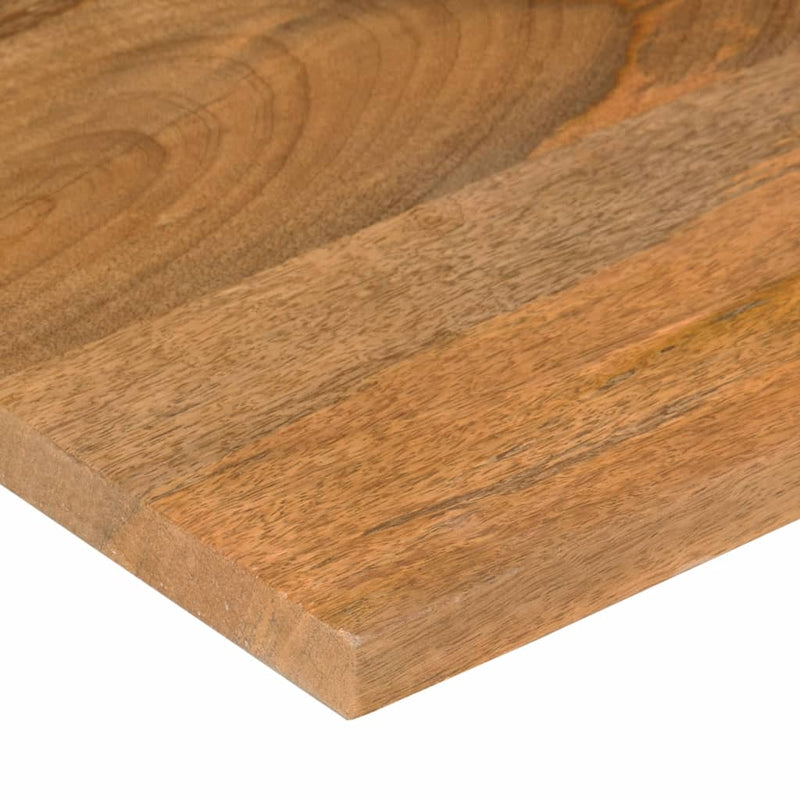 vidaXL tömör nyers mangófa íves asztallap 90 x 60 x 2,5 cm