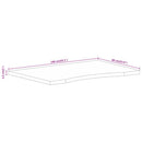 vidaXL tömör nyers mangófa íves asztallap 140 x 60 x 2,5 cm
