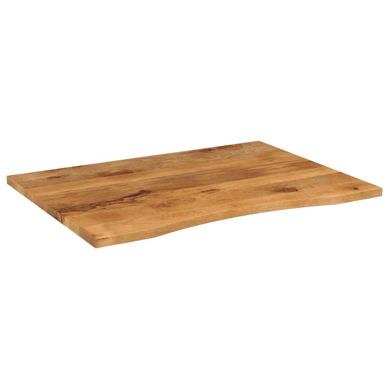 vidaXL tömör nyers mangófa íves asztallap 100 x 80 x 2,5 cm
