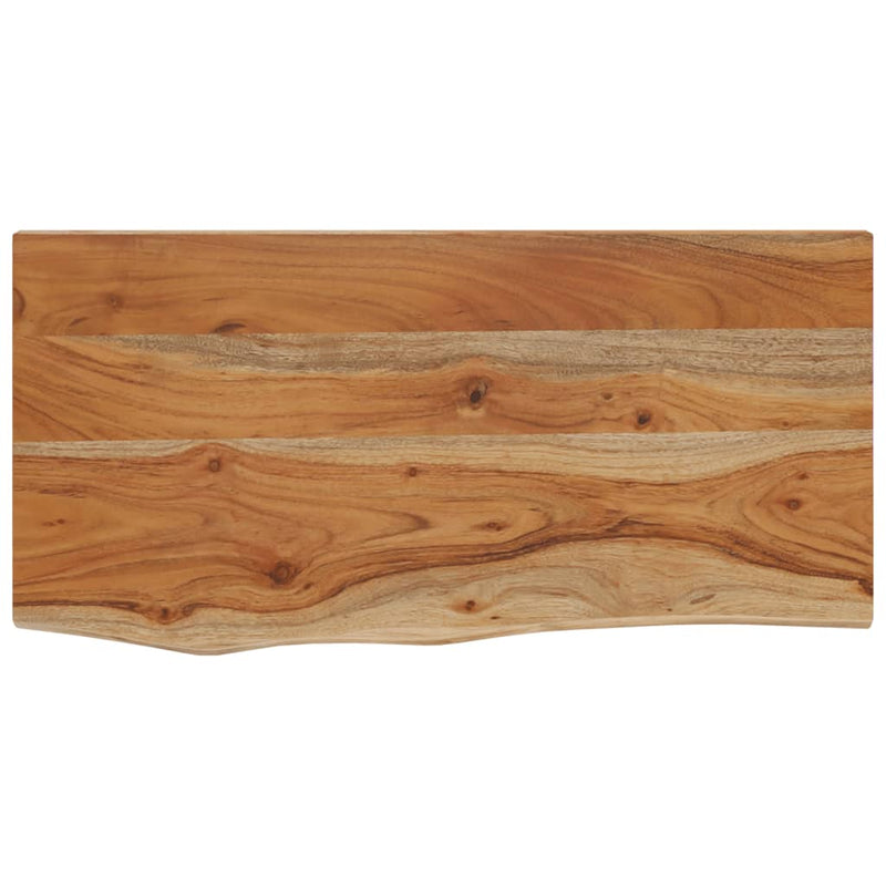 vidaXL tömör akácfa téglalap alakú fali polc 40 x 20 x 2,5 cm