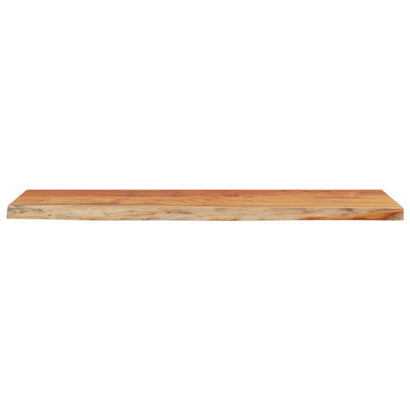 vidaXL tömör akácfa téglalap alakú fali polc 80 x 20 x 2,5 cm
