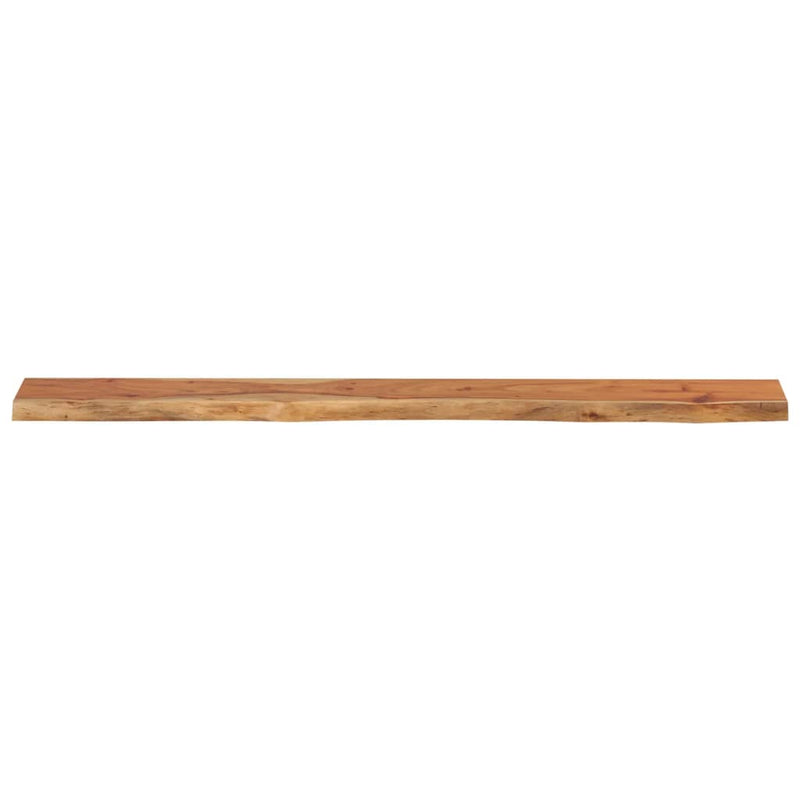 vidaXL tömör akácfa téglalap alakú fali polc 140 x 20 x 2,5 cm