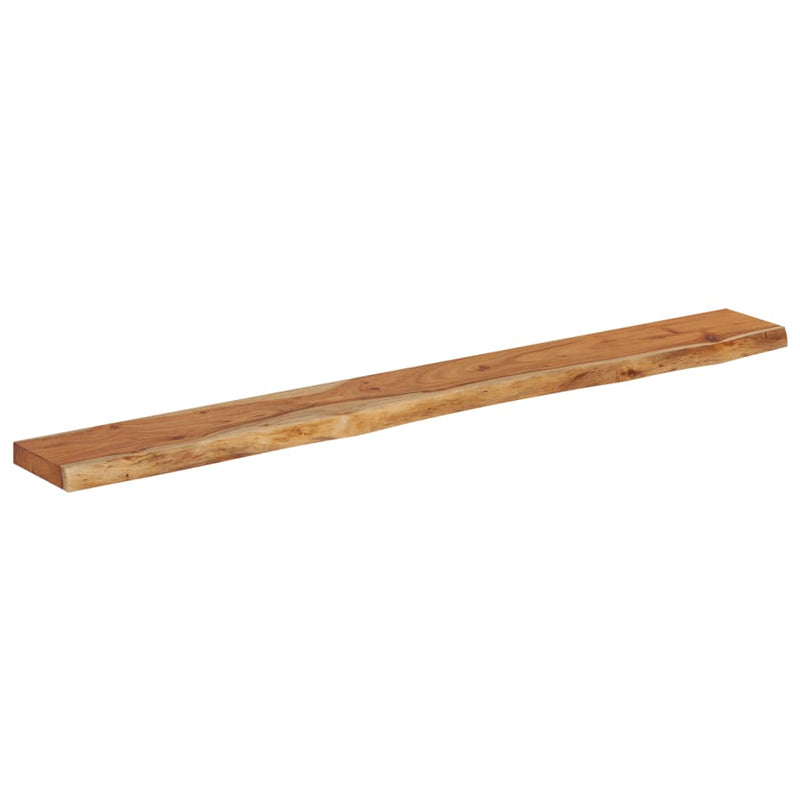 vidaXL tömör akácfa téglalap alakú fali polc 160 x 20 x 2,5 cm