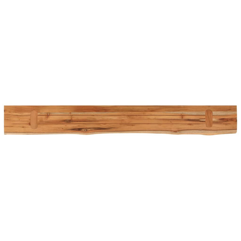 vidaXL tömör akácfa téglalap alakú fali polc 160 x 20 x 2,5 cm