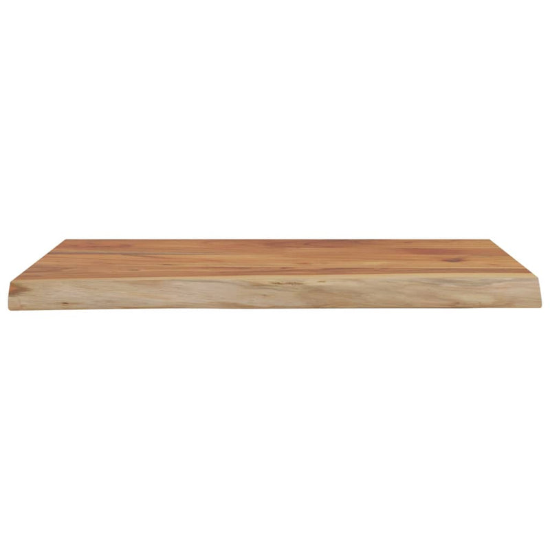 vidaXL tömör akácfa téglalap alakú fali polc 40 x 30 x 2,5 cm