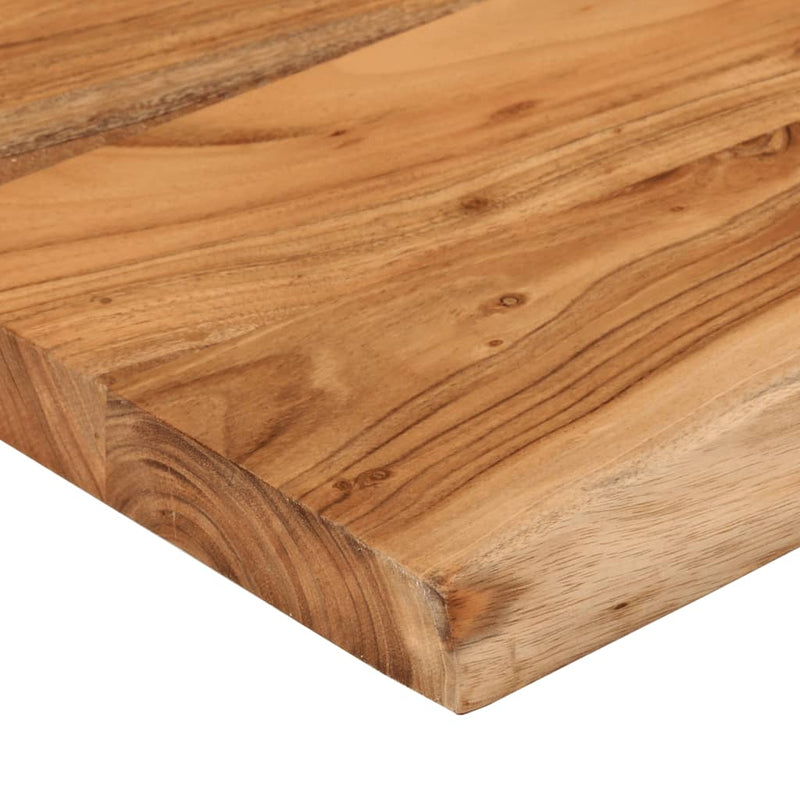 vidaXL tömör akácfa téglalap alakú fali polc 40 x 30 x 2,5 cm