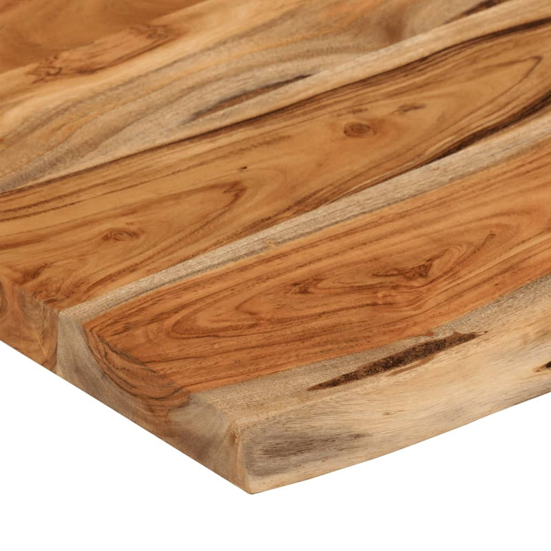vidaXL tömör akácfa téglalap alakú fali polc 50 x 30 x 2,5 cm