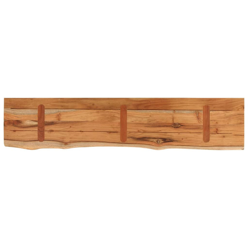 vidaXL tömör akácfa téglalap alakú asztallap 140 x 30 x 2,5 cm