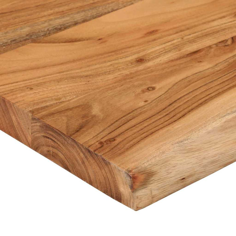 vidaXL tömör akácfa téglalap alakú fali polc 50 x 40 x 2,5 cm