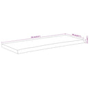 vidaXL tömör akácfa téglalap alakú asztallap 90 x 40 x 2,5 cm