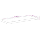 vidaXL tömör akácfa téglalap alakú asztallap 110 x 40 x 2,5 cm
