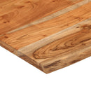 vidaXL tömör akácfa négyzet alakú fürdőszobai pult 60 x 60 x 2,5 cm