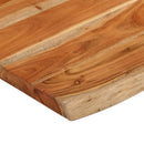 vidaXL tömör akácfa téglalap alakú fürdőszobai pult 70 x 60 x 2,5 cm