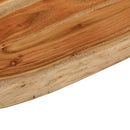 vidaXL tömör akácfa téglalap alakú fürdőszobai pult 80 x 60 x 2,5 cm