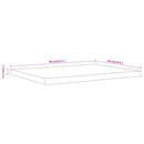 vidaXL tömör akácfa téglalap alakú fürdőszobai pult 80 x 60 x 2,5 cm