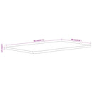 vidaXL tömör akácfa téglalap alakú fürdőszobai pult 90 x 60 x 2,5 cm