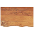 vidaXL tömör akácfa téglalap alakú fürdőszobai pult 100 x 60 x 2,5 cm