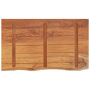 vidaXL tömör akácfa téglalap alakú fürdőszobai pult 100 x 60 x 2,5 cm