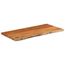 vidaXL tömör akácfa téglalap alakú fürdőszobai pult 120 x 60 x 2,5 cm