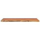 vidaXL tömör akácfa téglalap alakú fürdőszobai pult 120 x 60 x 2,5 cm